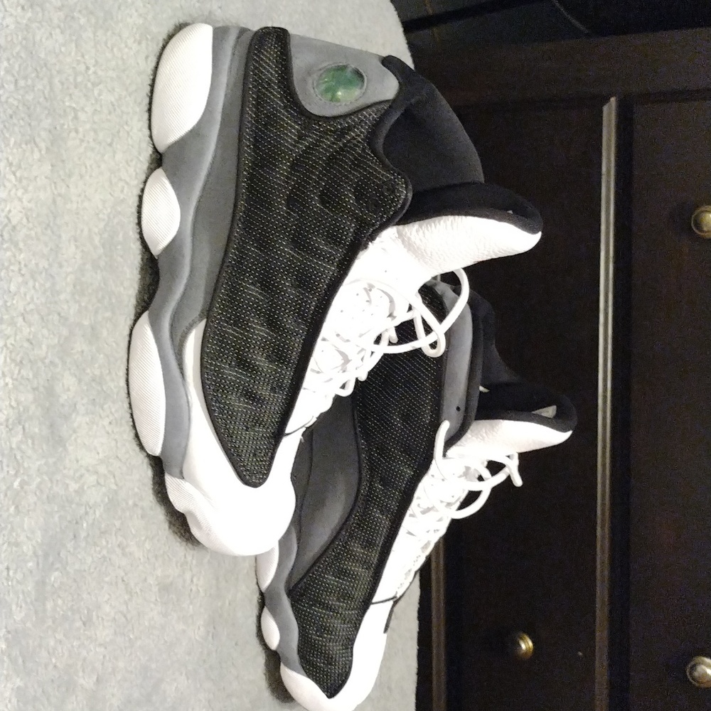 Air Jordan 13 retro, 9 mens, Black/University Red Noir/University Rouge - Picture 3 of 4